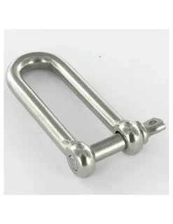 Manille Droite Longue Forgée Inox A4 Diamètre 4 - 1 pièce