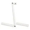 Manivelle en acier blanc ronde Protecta