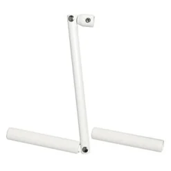 Manivelle en acier blanc ronde Protecta