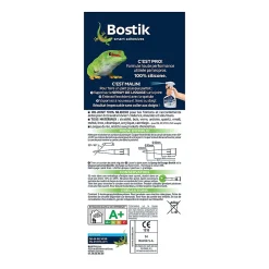 Mastic d’étanchéité spécial cuisine translucide Bostik Joint Parfait tous matériaux, cartouche de 280 ml