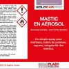 Mastic en aérosol 400 ml coloris gris