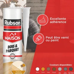 Mastic pour parquet Rubson RAL7016 280ml