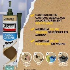 Mastic Rubson Bain&Cuisine inox cartouche 280ml