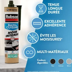 Mastic Rubson Bain&Cuisine inox cartouche 280ml