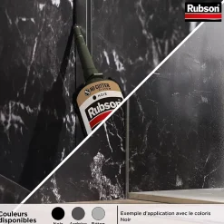 Mastic Rubson Bain&Cuisine inox cartouche 280ml