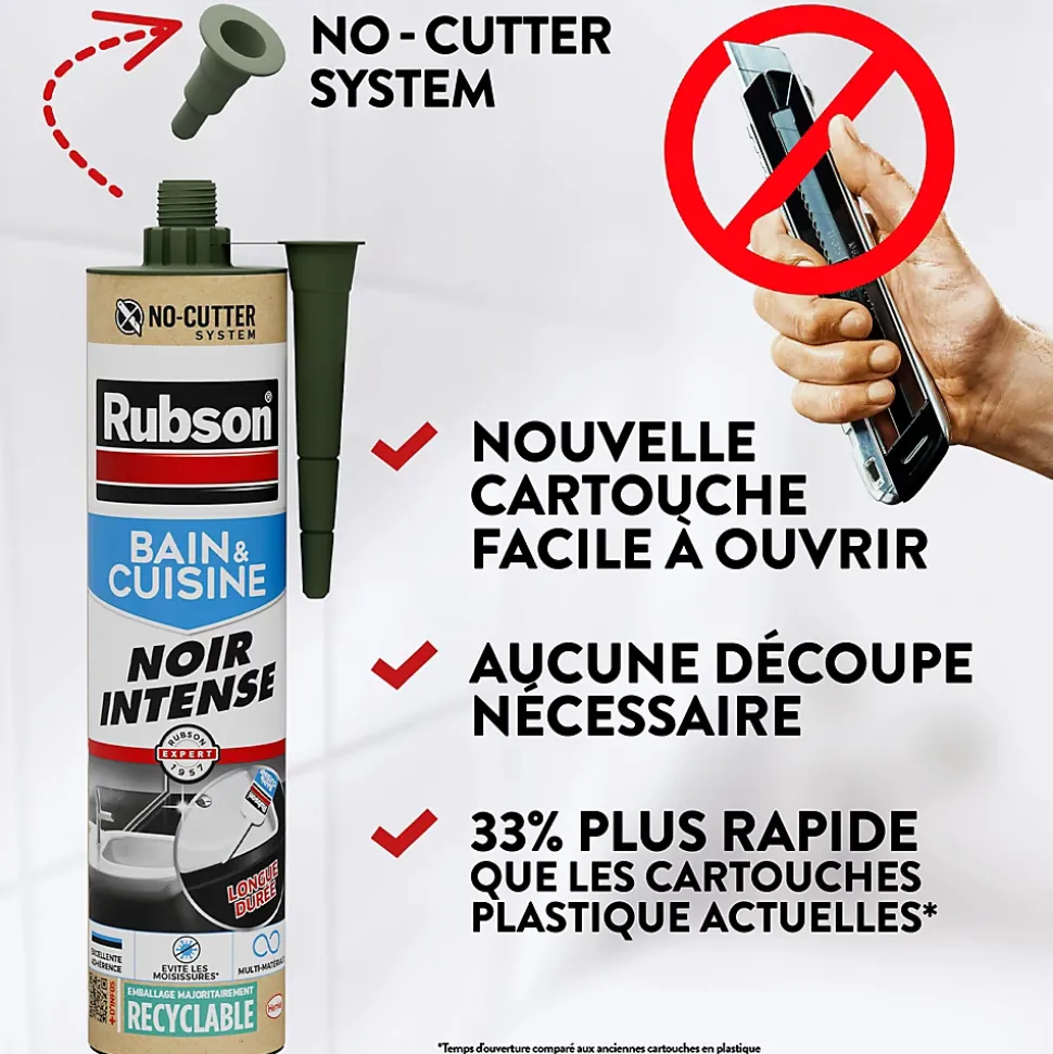 Mastic Rubson Bain&Cuisine inox cartouche 280ml