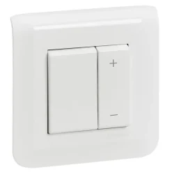 Mécanisme écovariateur à griffes Legrand Mosaïc blanc