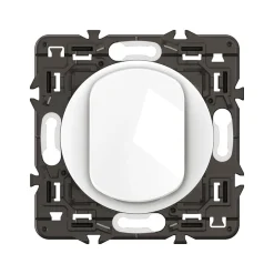 Mécanisme de poussoir Legrand Céliane 6A Blanc sans plaque