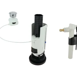 Mécanisme double volume à câble et robinet flotteur - NICOLL