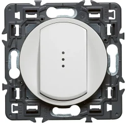 Mécanisme poussoir lumineux Legrand Céliane 6A blanc