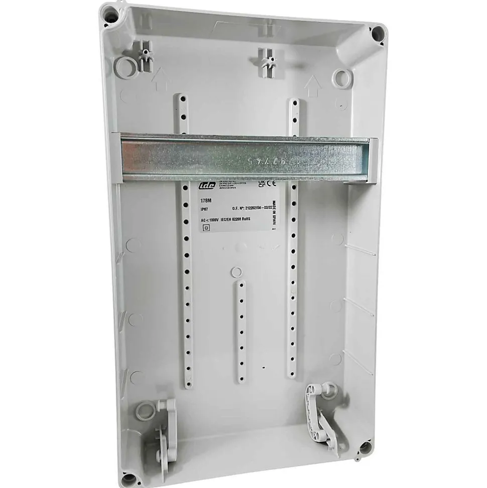 178m - Coffret étanche Ip67 Pour Prise - 1 Rangée De 9 Modules - Ide Pryma