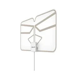 Meliconi - Antenne TV d'intérieur FLEXI - Signaux numériques DVBT/DVBT2 - Filtres 4G 5G - Enroulable et facile à transporter