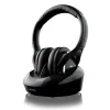 Meliconi - Casque TV analogique et numérique HP DIGITAL PLUS - sans fil avec station d'accueil - Noir - Autonomie 8h - Portée 100m