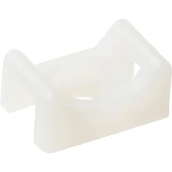 25 mini embase à visser Diall pour cavaliers de serrage de 4,8 mm transparent