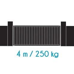 Motorisation connectée pour portail coulissant Zenia SE Avidsen