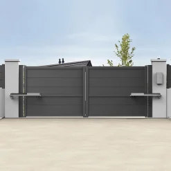Motorisation connectée à vérins pour portail à battants : 2.5m/250kg par battant - XV250 + 2 télécommandes OFFERTES - Extel Umii