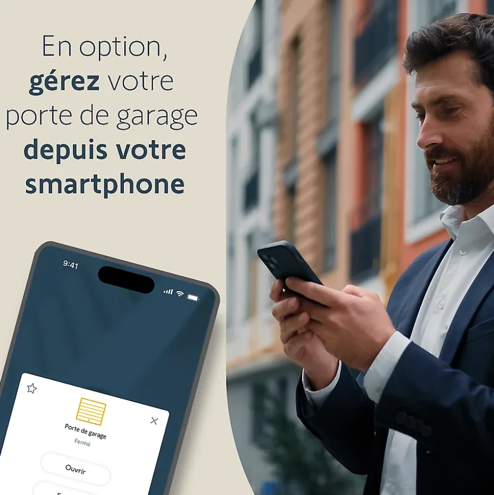 Motorisation de porte de garage Serenia IO 1100 Connect