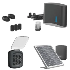 Motorisation solaire Avidsen Zenia SE avec digicode pour portail coulissant