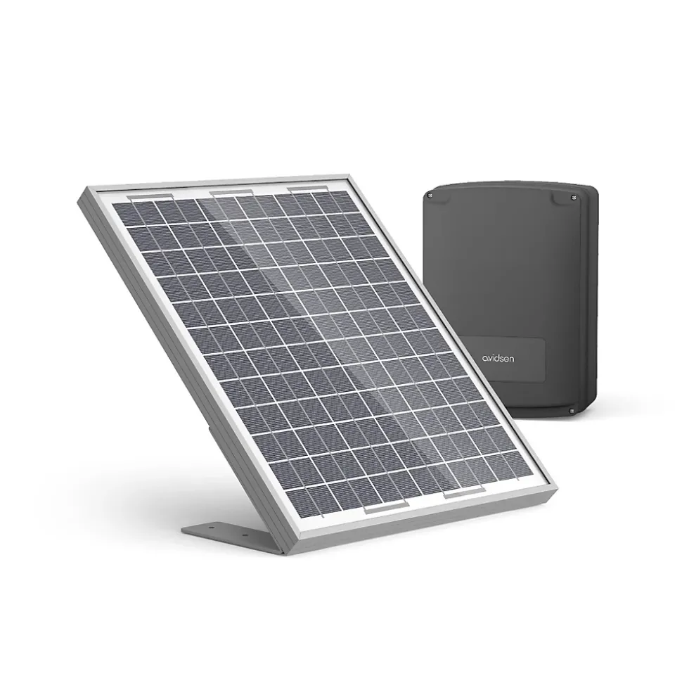 Motorisation solaire pour portail coulissant Zenia SE + 2 télécommandes supplémantaires (3 en tout) - Avidsen