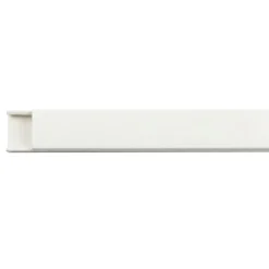 Moulure électrique blanc PVC pour passage de câbles et fils en saillie 30 x 10 mm