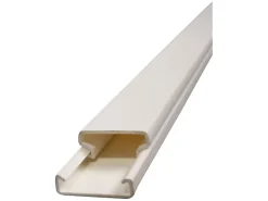 Moulure électrique blanc PVC pour passage de câbles et fils en saillie 30 x 10 mm
