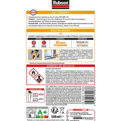 Mousse expansive Rubson Feu B2 aérosol 500ml