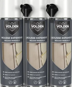 3 mousses expansives en lot Volden 500ML