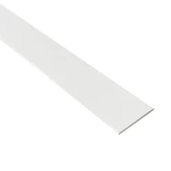 Méplat alu (24mm x 1,45mm x 1000 mm, Laqué Blanc)
