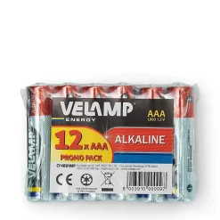 Mulitpack de 12 piles alcalines mini stilo LR03 AAA, 1,5V, longue durée