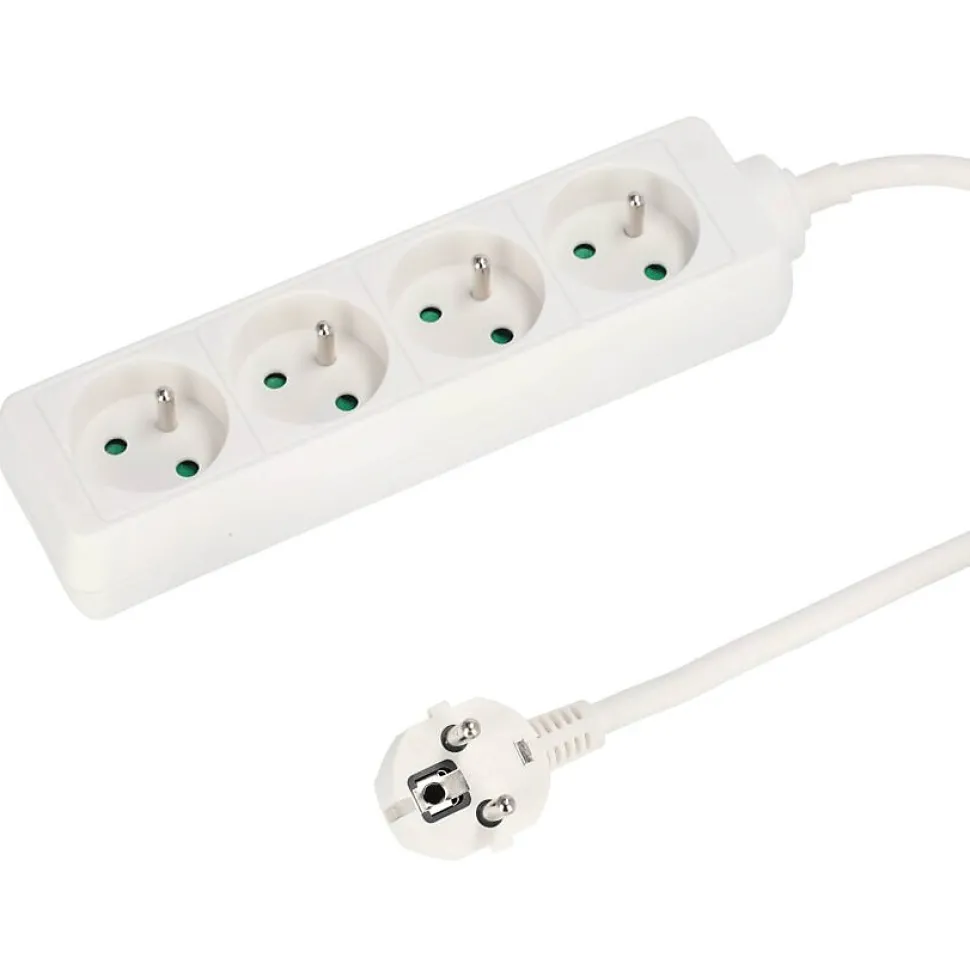 Multiprise avec terre 4 prises câble 3 m EDO777555
