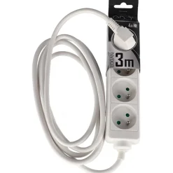 Multiprise avec terre 4 prises câble 3 m EDO777555