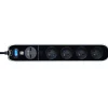 Multiprise parafoudre avec interrupteur 4 prises noir USB 2 m