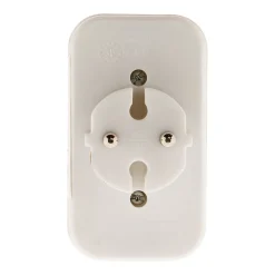 Multiprise 4 prises pour façade 4x6A - Blanc - Zenitech
