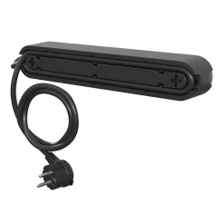 Multiprise 4 prises + 2 USB Jacobsen 1.5 m noire