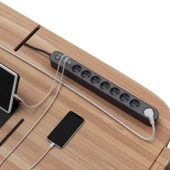 Multiprise 8 prises + 2 USB Jacobsen 1.5 m noir