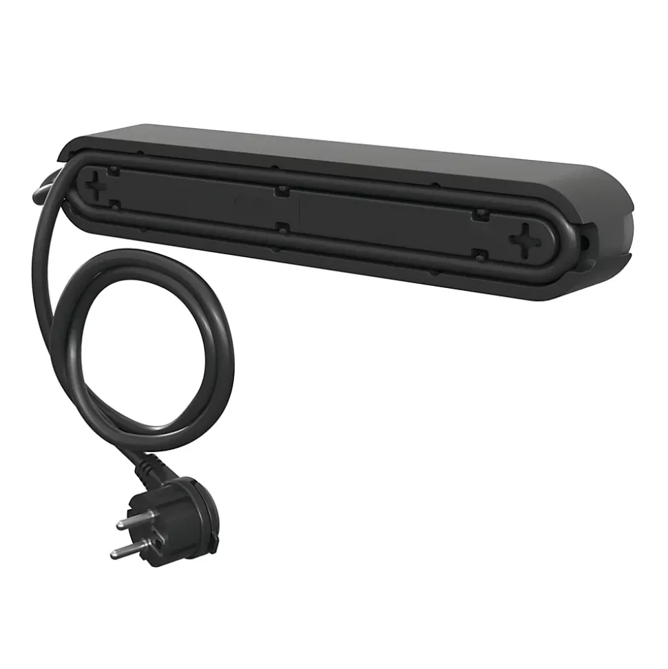 Multiprise 8 prises + 2 USB Jacobsen 1.5 m noir