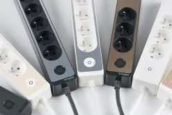 Multiprise 5 prises + 2 usb Schneider Electric Odace anthracite 1.5 m