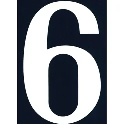 N° de maison - marquage 1 - en PVC - couleur bleu et blanc - autocollant - hauteur 11 cm - Chapuis NA01