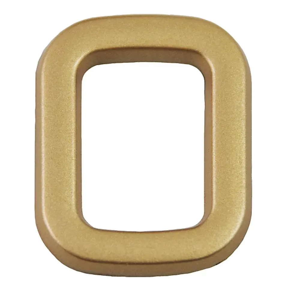 N° de maison - marquage 0 - en PVC - couleur or - autocollant - hauteur 3,7 cm - Chapuis LD3700