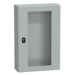 Nsys3dm6415t Coffret Métallique étanche Ip66 - 600x400x150 - Porte Vitrée - Spacial S3d - Schneider Electric