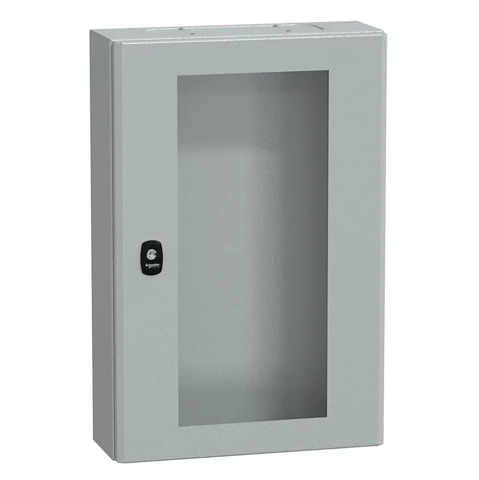 Nsys3dm6415t Coffret Métallique étanche Ip66 - 600x400x150 - Porte Vitrée - Spacial S3d - Schneider Electric