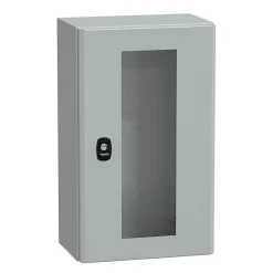 Nsys3d5320t Coffret Métallique étanche Ip66 - 500x300x200 - Porte Vitrée - Spacial S3d - Schneider Electric