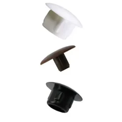 8 obturateurs / cache-trous Plastique Blanc ø8 mm