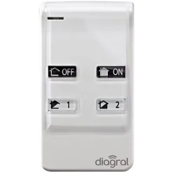 Pack alarme Diagral Précision sirène GSM DIAG04CSF + Détecteur d'ouverture DIAG39APX + Télécommande multifonction AL41ACK