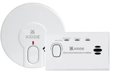 Pack appartement 1 détecteur de fumée + 1 détecteur de monoxyde de carbone Kidde
