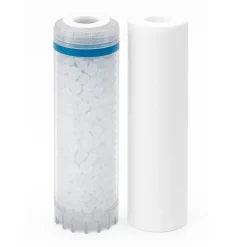 Pack cartouches polyphosphate et anti-sédiments 9'' 3/4 filtre à eau sous évier - 10 µm