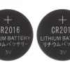 Pack de 2 piles lithium bouton CR2016 - Thomson