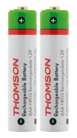 Pack de 2 piles rechargeables HR03 AAA 900 mAh - Thomson