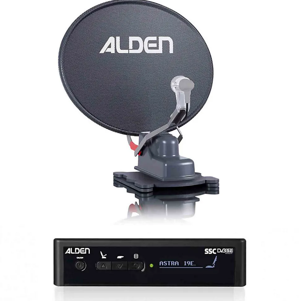 Pack Onelight Parabole Satellite Automatique 60cm + Pointeur SSC ALDEN