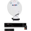 Pack Orbiter Parabole Automatique 85cm + Récepteur satellite SATMATIC HD TNTSAT ALDEN
